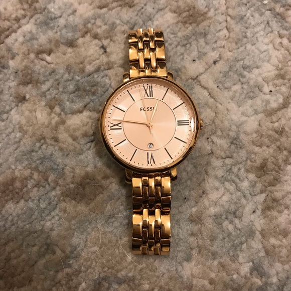 Fossil Accessories - Fossil rose gold watch
